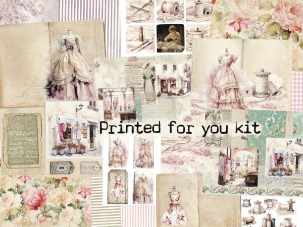 The Dress Maker paper kit