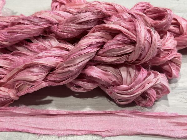 Pure Pink Sari Silk - 5m