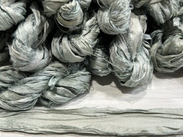 Fairy Mint Sari Silk - 5m