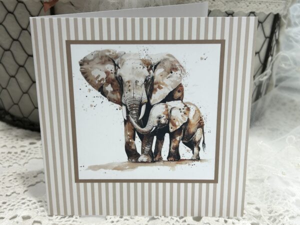 Elephants card