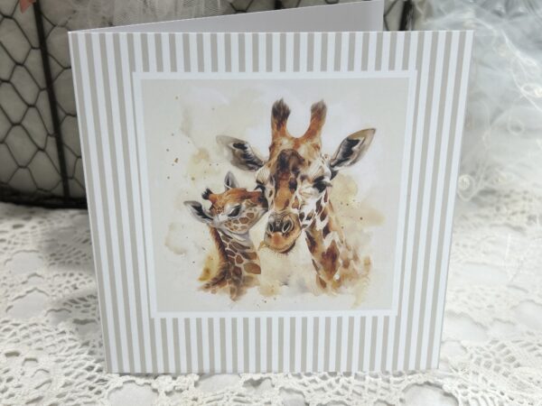 Giraffes card