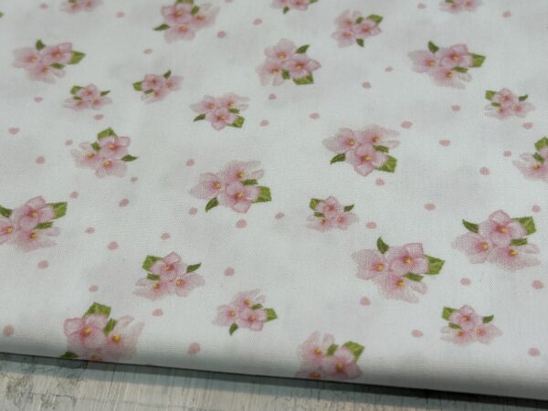 Flowers Light cotton fabric