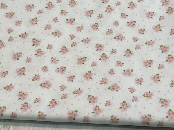 Tiny Flowers Light cotton fabric