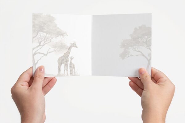 Giraffes card - Image 3