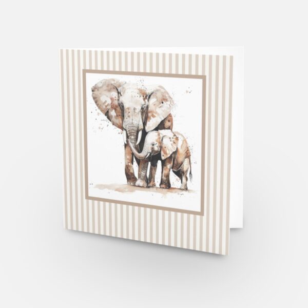 Elephants card - Image 2