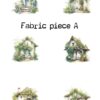 Houses cotton fabric - Image 2