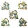 Houses cotton fabric - Image 4