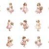 Little girls pink cotton fabric - Image 2