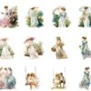 Victorian Ladies cotton fabric