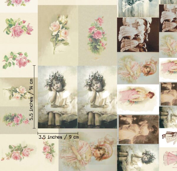 Vintage Pictures cotton fabric - Image 3