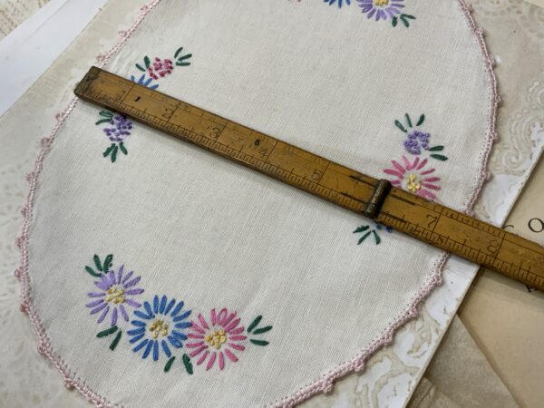 Oval vintage doily - #25 - Image 6