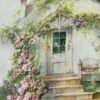 Houses cotton fabric - Image 5