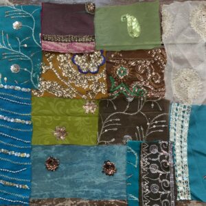 Sari remnants (retailles) - mini bundle