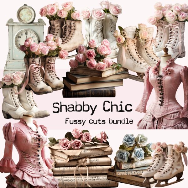 shabby Chic Fussy Cuts - Image 2
